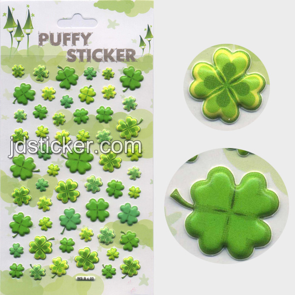 3D puffy sticker with various design ,OEM puffy st 3D puffy sticker with various design ,OEM puffy st
