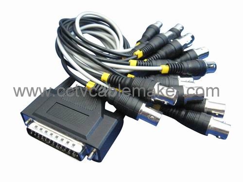 DB25 Pins to 16 BNC cable