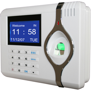 ZKIS-T1B-W Fingerprint Time & Access Control