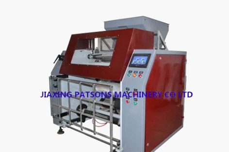Auto food cling film rewinding machine