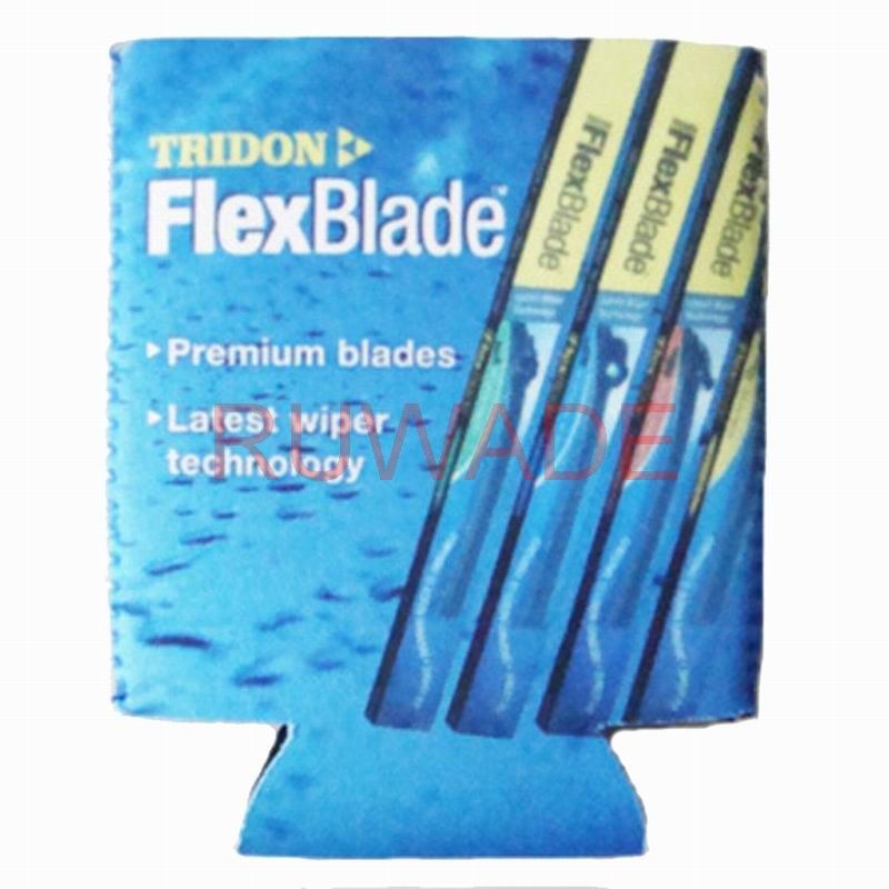 Neoprene foldable can cooler holder koozie