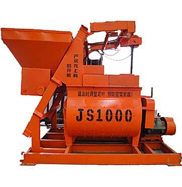 JS500-1500 Twin Shaft Concrete Mixer