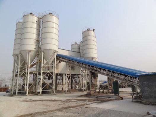 HZS series Belt Conveyor Type Concrete Mixing Plan