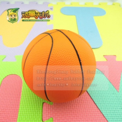 5＂PU/PVC Stress Ball, PU Foam Basket Ball