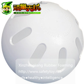 Hollow ball,PP/PE/SBR Wiffle Baseball