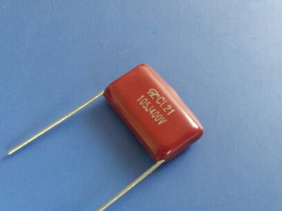 Metallized polyester film capacitor CL21