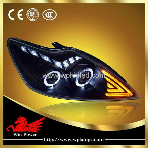 Ford Focus Headlight with HID Projector LED DRL