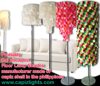Capiz Floor Lamp Shades Wholesale