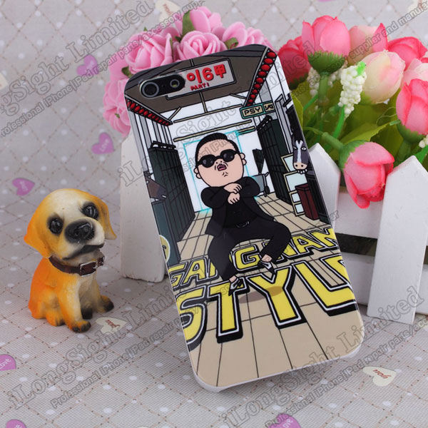 GANG NAM Style Pattern Plastic Case For iPhone 5