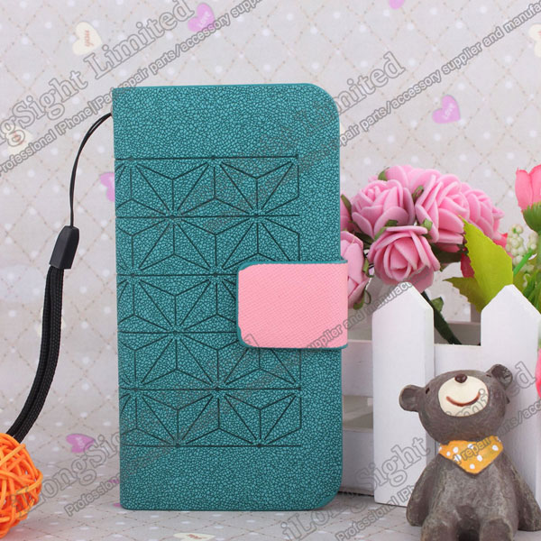 Slim Wallet Magnetic PU Leather Case For iPhone 5