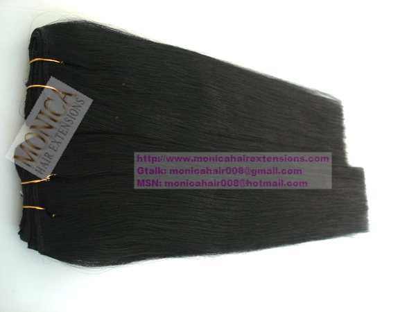 100% Natural Indian Human Hair Weaves Weft