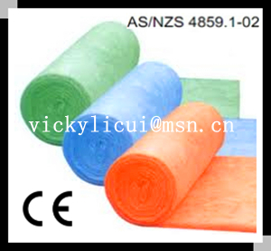 Color glass wool 