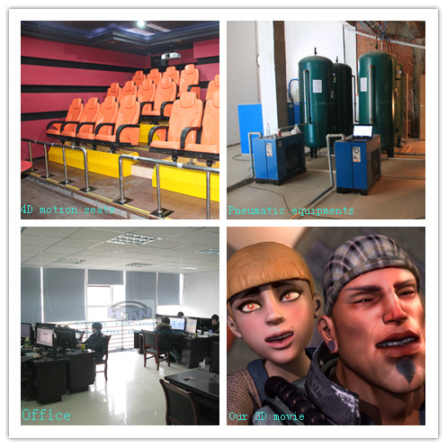 pneumatic 4D motion cinema equipments 