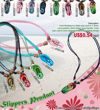 Philippines Jewelry Necklaces w/ Slippers Pendant