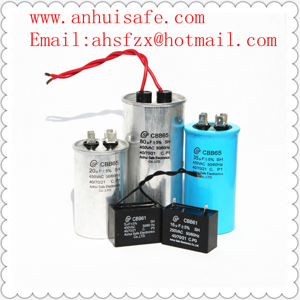 CBB65 AC motor capacitor for air conditioner