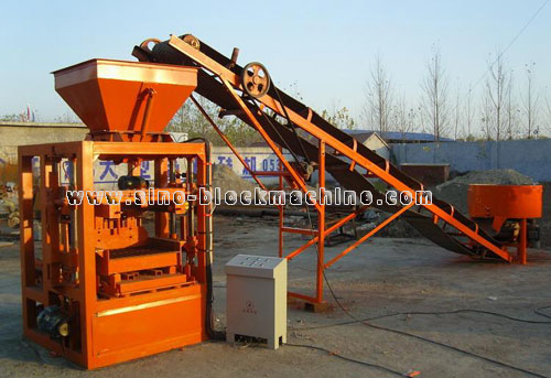 QMJ4-35 Small concrete block making machine
