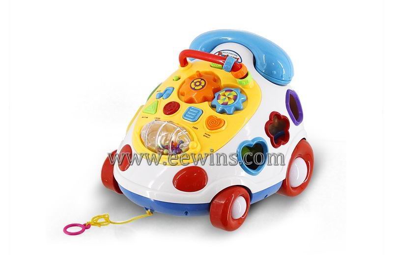 Music phone cable car toys 