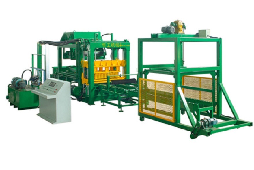 Automatic cement hollow block making machine 