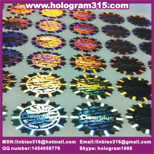 High quality dot matrix hologram label