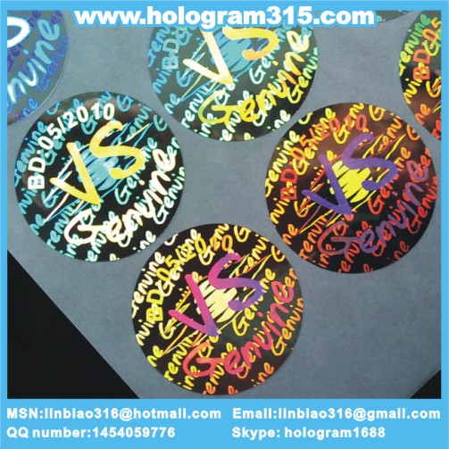 Singapore hologram sticker