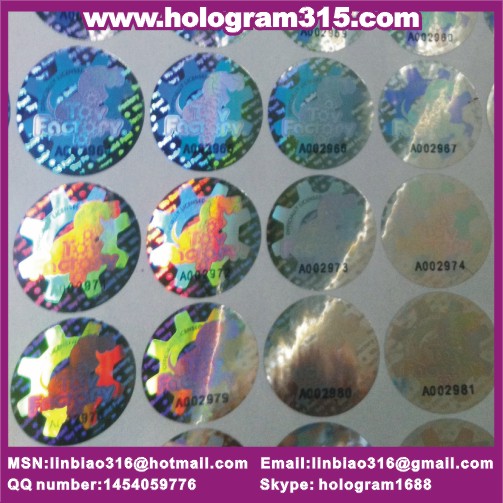 Popular hologram label