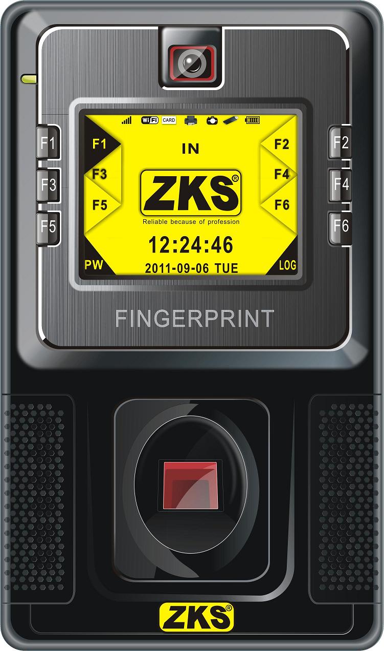 ZKS-T9-TOUCH fingerprint access control and time a