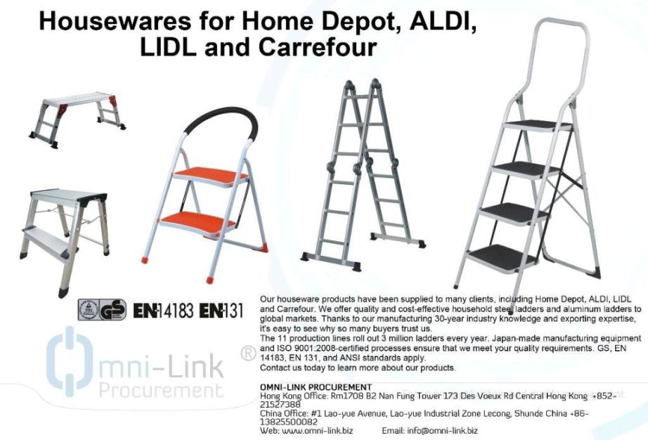 Housewares for Home Depot, ALDI, LIDL and Carrefou