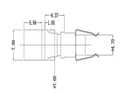 405nm 90mW Coaxial Packaged Singlemode Fiber Laser