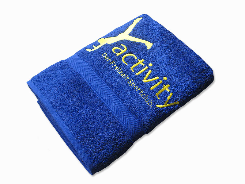 Custom embroidered towels