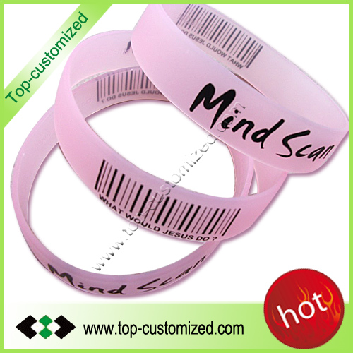 Cusomt silicone wristband for children 