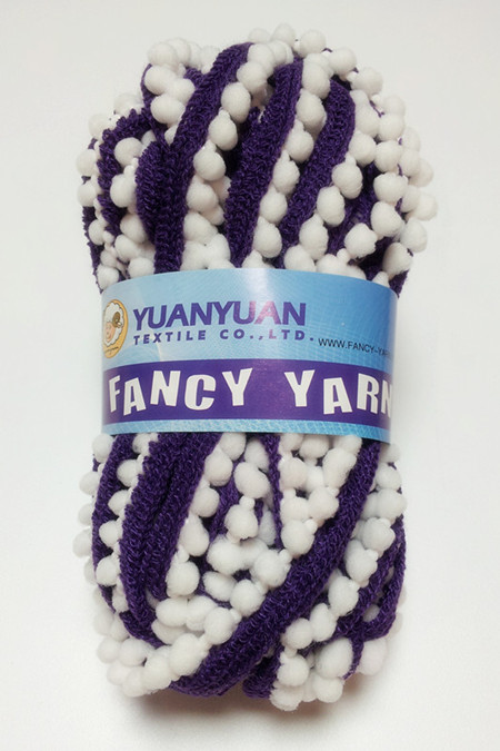 Net Yarn with Granules//Fancy Yarn/Hand Knitting