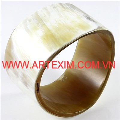 Organic Horn Bracelet, Horn Bangles, Horn curved, 