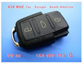 VW 3B Remote 1 KO 959 753 G 434Mhz For South USA