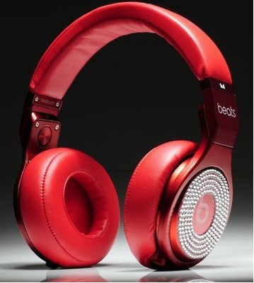 Diamond RED Pro Beats By Dre Headhones