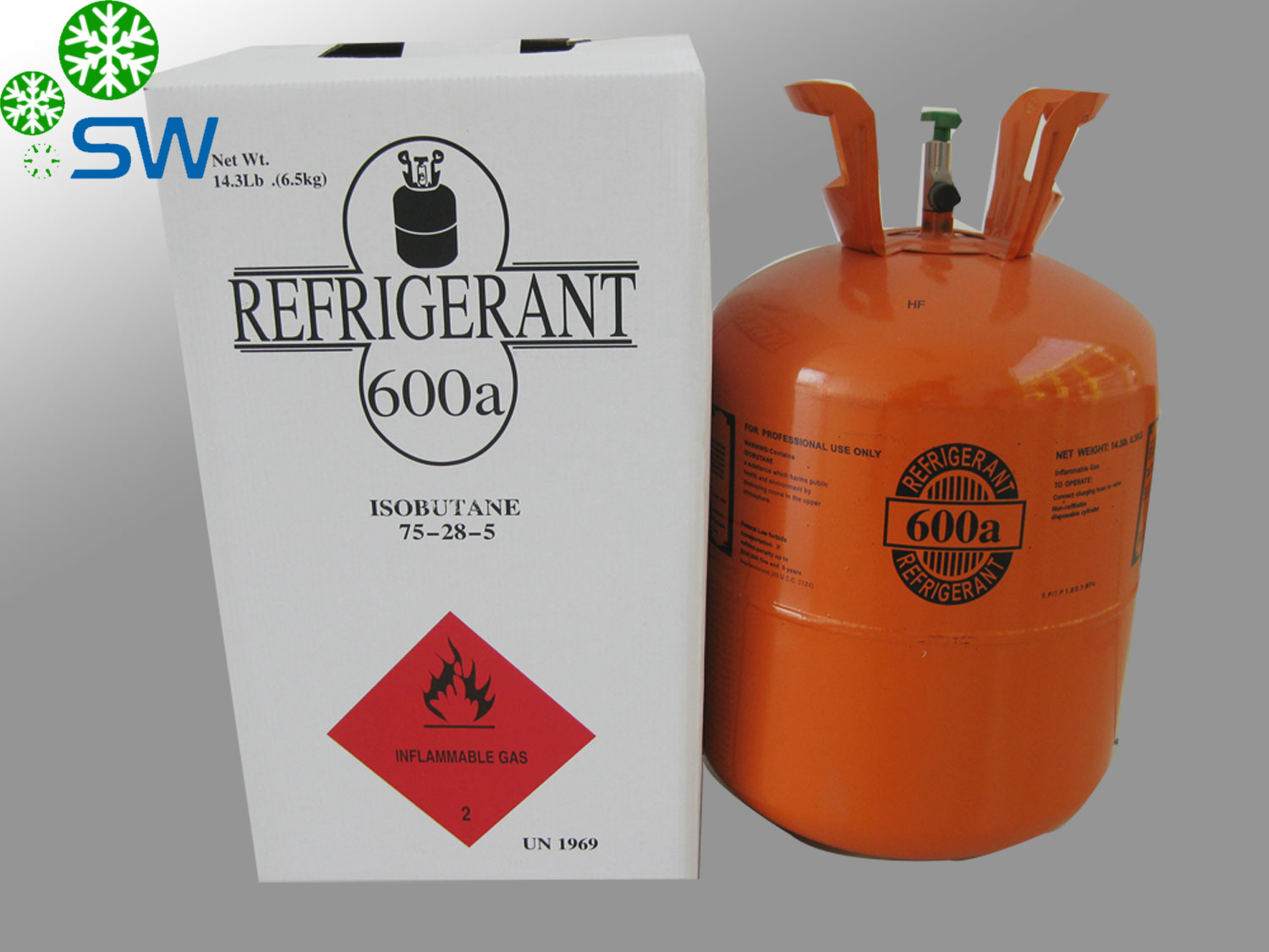 New Refrigerant Gas R600a for sale