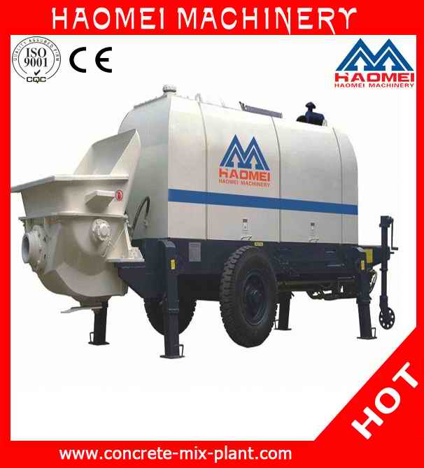 concrete trailer pump