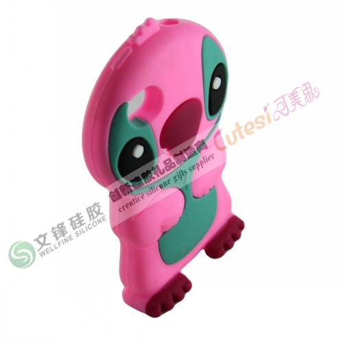 Supply popular cartoon shape silicone iPhone case 