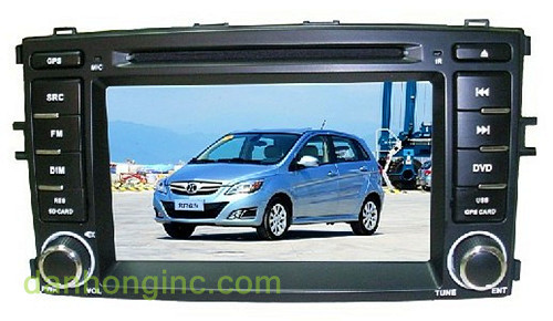 car GPS with DVD player for BAIC MOTOR