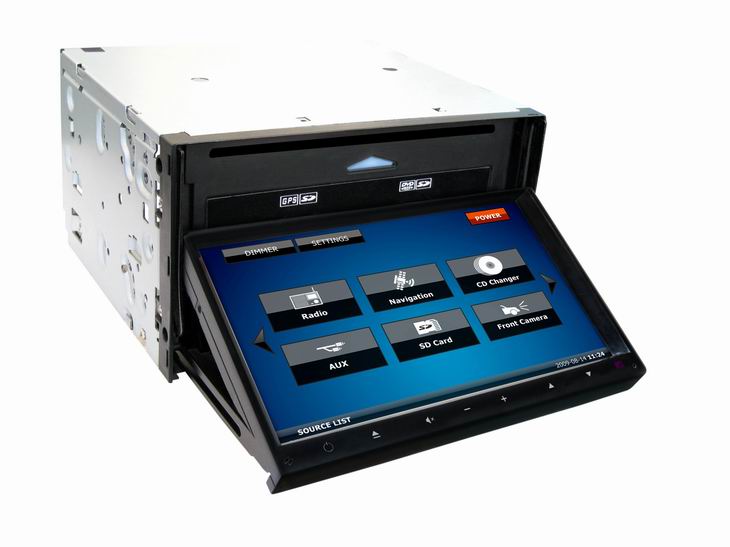 Car DVD Changer with Frame and Graphical User& acute;s In