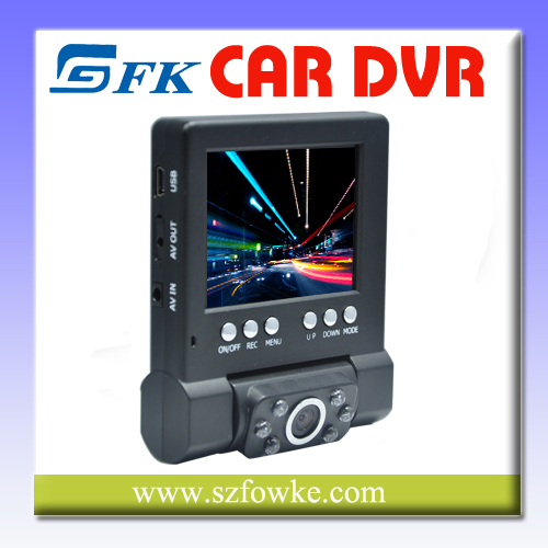 Dual Camera 2.8& quot; HD 720P Car DVR Video Recorder 