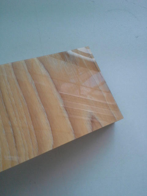 wood grain acrylic mdf panel for indoor