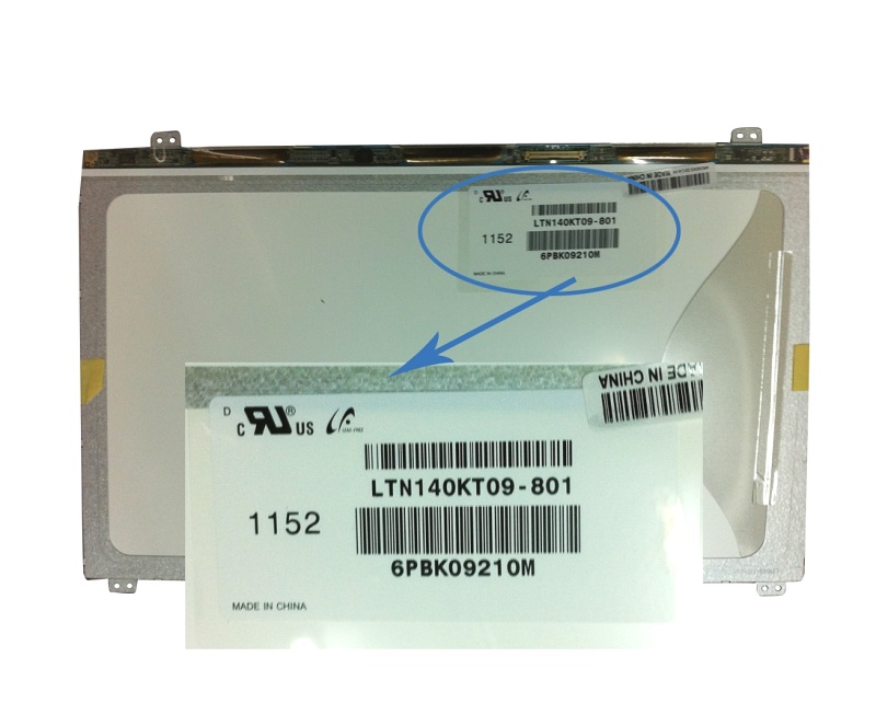 LCD SCREEN FOR SAMSUNG LTN140KT09-801  