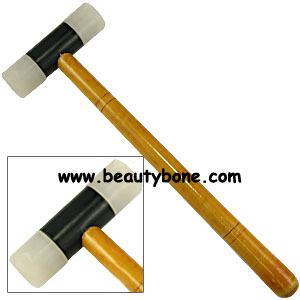 Nylon Mallet with Two 1-in faces and Hardwood Hand