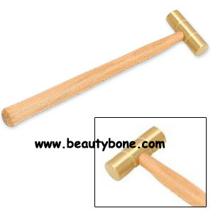 Brass Head Hammer Flat Round 1 and 2in