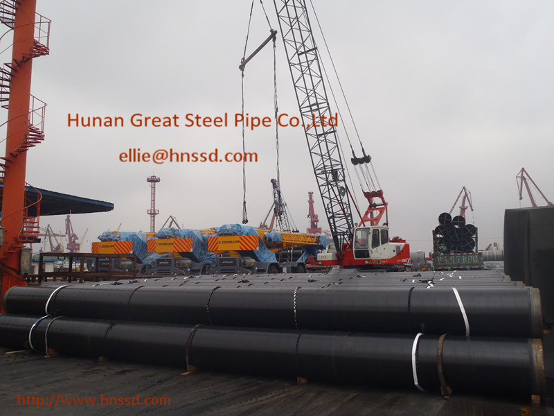 carbon steel LSAW welded steel pipe 
