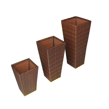 Rattan vase