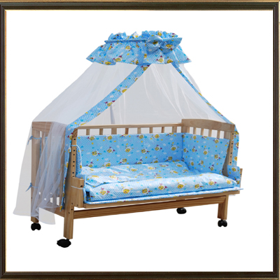 baby wooden crib cot cradle bed