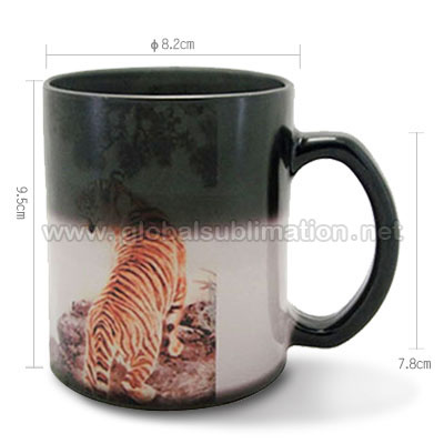 11oz Color Changing Mug_Glass Mug_Sublimation Mug