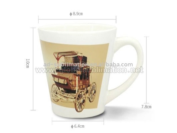 12oz Sublimation Mug (Cone-shape)_Ceramic Mug