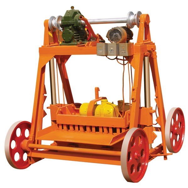 QYJ4-45 mobile concrete block machine
